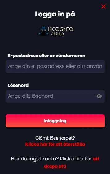 Incognito Casino Login 2026 B rja Spela Direkt incognito-casino-login-2026-b-rja-spela-direkt